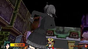 Yukari Katsubari Strips In Intense Bossfight