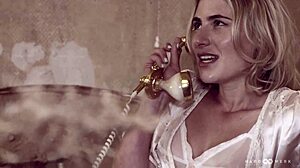 Lindsey Cruz Bent Over In Doggystyle For Hard Double Penetration And Rimjob