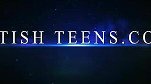 Gorgeous British Teen Gets Railed And Creampied On Sofa With Rough Blowjob