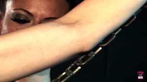 blondes in stockings worship new deity with lesbian orgy, toys and fingering