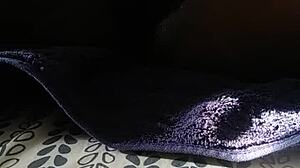 She masturbates in close-up.