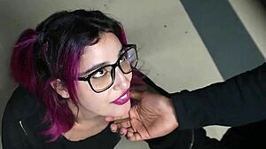 a very slutty chilean gets big ass pounded in public parking lot 😈 anal rough