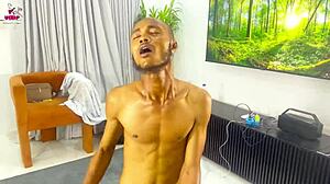 Hey, step sis blows her bro's fat cock