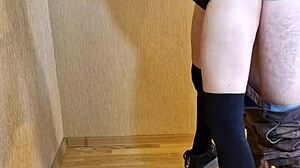 Stranger meets slim girl