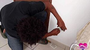 Handyman's monster cock gives electric fucking surprise 😜