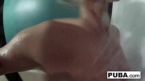 nikita von james masturbates in the shower