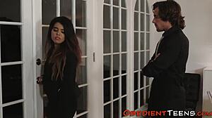 Dominated Latina Teen 18+ Hardcore Fetish Facial Rough Hairy Pussy