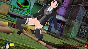 Yukari Katsubari Strips In Intense Bossfight