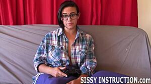 You need to suck cock properly in lingerie