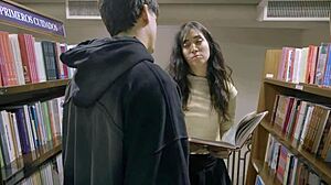 i met her at the library and she bent over for doggystyle cuckold fun