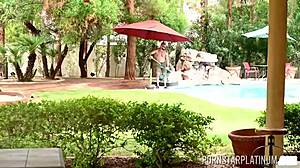 round ass slut alex coal rides pool boy danny steele