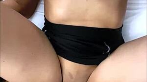 petite tetona gets missionary creampie after college cheating session.