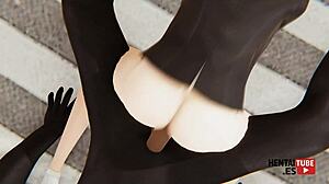 I love Kobeni riding in Chainsaw Man hentai.