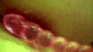 sexy milf in stockings masturbates to orgasm with anal and vaginal penetration?