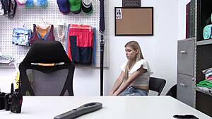 Lucky Security Guard Spies On Two Hot Young 18+ In Uniform