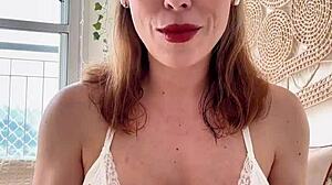 Sexy Milf Guides Dildo Fetish Solo Session