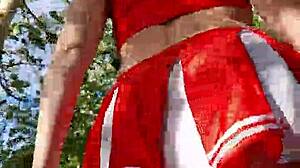 Girl Next Door Walks Barefoot On The Beach