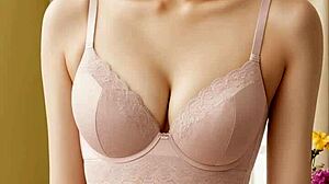 甘いアジア娘たちがランジェリーでモデル