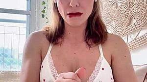 Sexy Milf Guides Dildo Fetish Solo Session