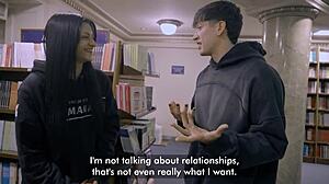 i met her at the library and she bent over for doggystyle cuckold fun