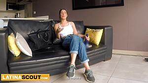 Curvy Colombian Teen Blows Producer in Bikini Casting