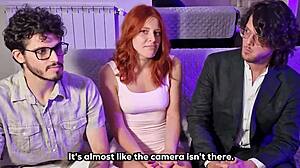 casting turns dirty threesome with spitting