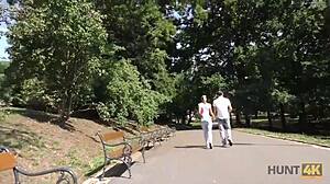 Ella Loses Wallet, Finds Wild POV Lick in Hidden Czech Hunt