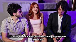 casting turns dirty threesome with spitting