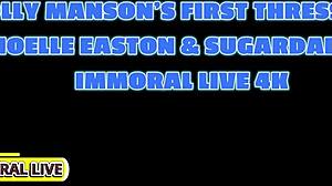 Coed molly manson initiates into porn industry with blowjob ffm riding