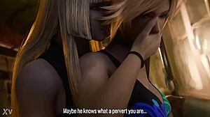 hey, lili and asuka are having a public affair, moaning so loud 😍