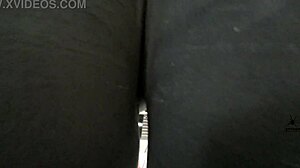 Beautiful skinny college girl models leggings and shirt