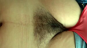 Latina milf shows hairy pussy to make cocks hard