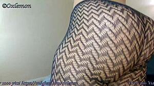 ebony solo masturbation on webcam