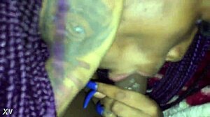 Skinny Teen Gives Sloppy Blowjob to Monster Cock Late Night