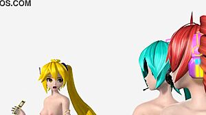 hatsune miku teto neru triple baka project diva full nude mod