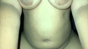 Teen Amateur Rides Big Cock Dildo in Homemade Bedroom Costume Action