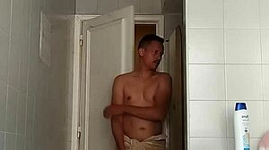 Hey, why is this delicious drunk guy fingering and shaving his sexy big monster cock?