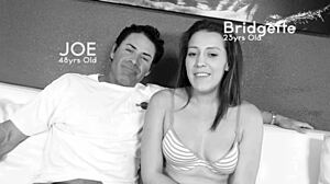 desperate for cock she takes big monster pounding bent over doggystyle with rough cum