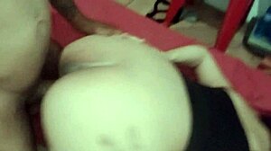 Little pregnant bitch moans, Fuck my big pussy harder! in doggystyle.