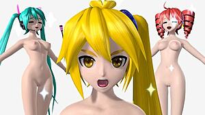 hatsune miku teto neru triple baka project diva full nude mod