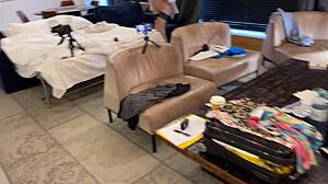 Petite Blonde Teen Dances And Flashes In Fun Casting Session