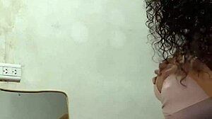 Real hidden camera captures sexy colombian model alexia with big tits in upskirt dress outdoors