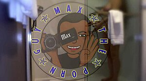 roxxxie in s3e15 shows off big tits and ass during sloppy blowjob. black monster cock gets deepthroat action.