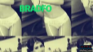 Busty Brunette Milf Models Strip Naked And Showing Off