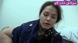 brunette iranian amateur babe with big ass stars in homemade porn video