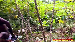 Hot Ebony Butties Bush Sex!