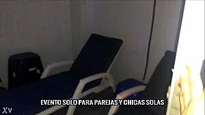 Whoa, Wild Colombian Swingers At The Halloween Party Clandestina Getting Into Group Action!