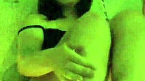 milf spanks big ass while smoking and masturbating