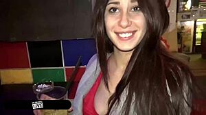 Best buddies share petite babe with huge riding creampie