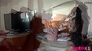 Hey, spending an afternoon with this Venezuelan escort in hotel, kissing her big ass and tits.